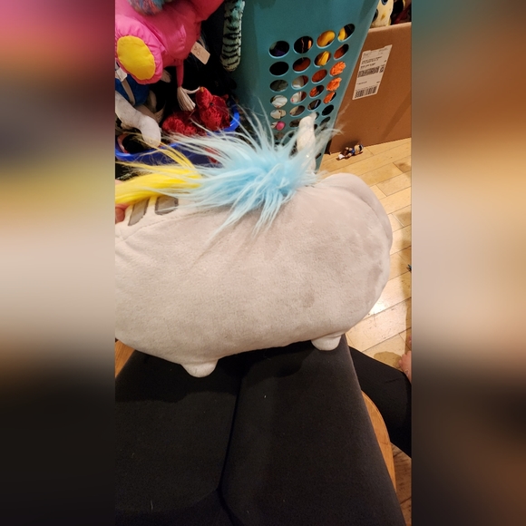Pusheen gray rainbow unicorn plush - Picture 7 of 9